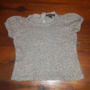 Banana Republic Fuzzy Grey Sweater Shirt